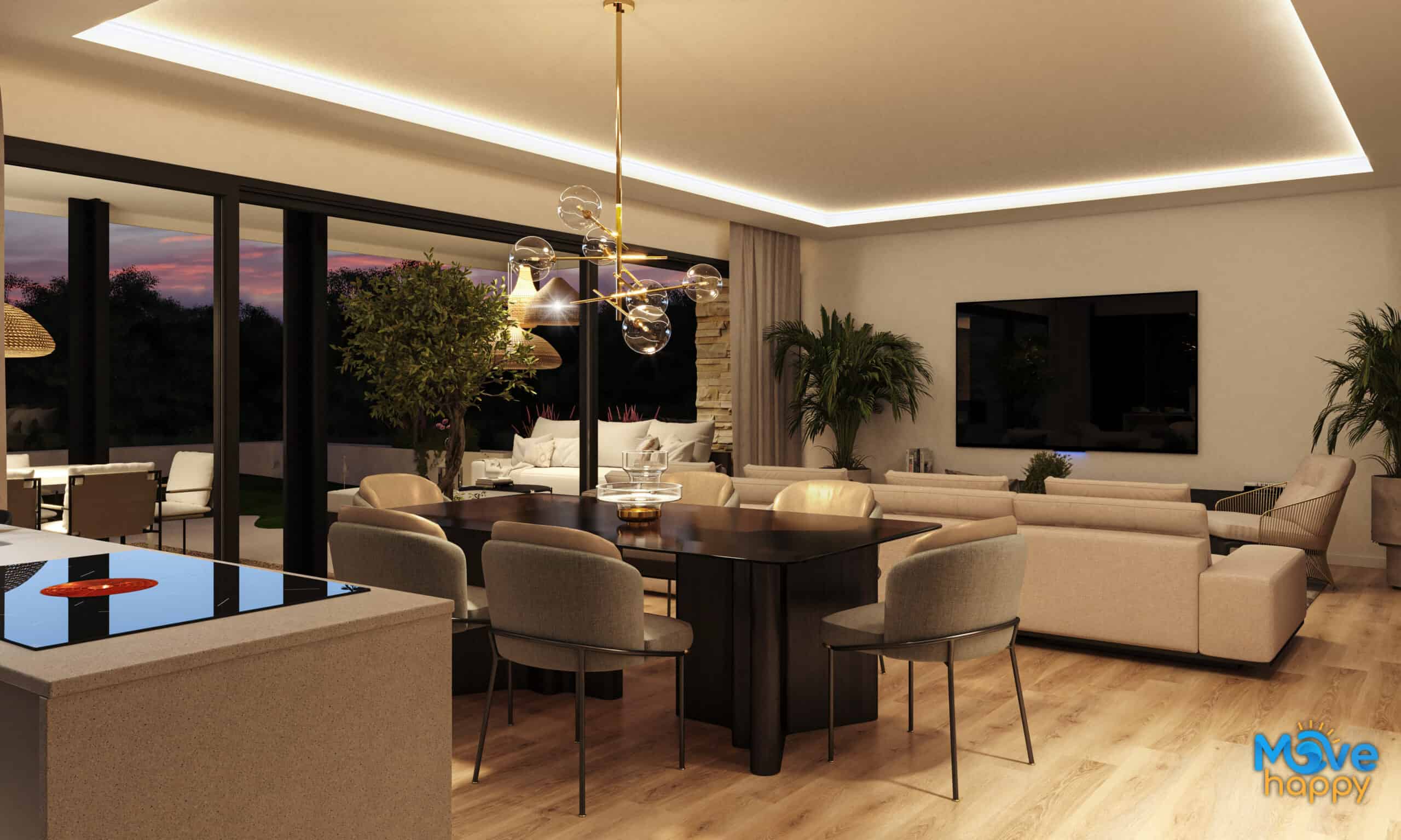 las-colinas-property-for-sale-3bed-3bath-ground-floor-limonero-garden-apartment-feature-lighting