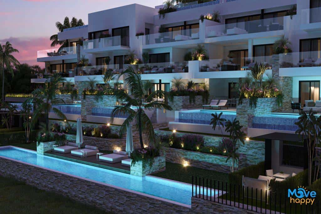 las-colinas-property-for-sale-3bed-3bath-limonero-apartment-exterior-at-sunset-2.jpg